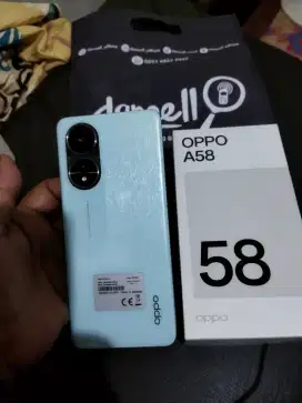 Oppo a58 6+6/128 nfc lengkap