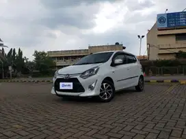 TDP 6,JT Toyota Agya 1.2 G Bensin-AT Putih 2018