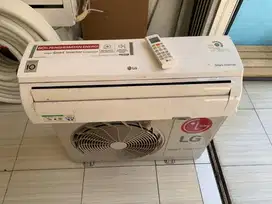 AC LG 1/2 PK INVERTER PLUS PASANG