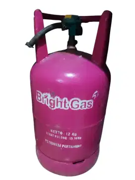 Tabung gas 12 kg Brightgas pink