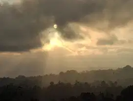 Dijual tanah kebun view gunung dan sunset