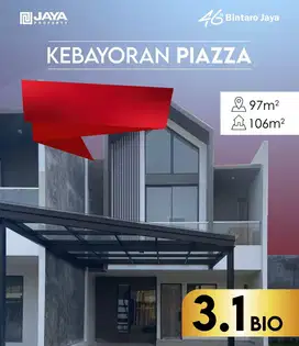Hot Sale Rumah DP 0% Brand New Kebayoran Piazza Bintaro #217989