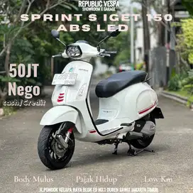 Vespa Sprint S 150 IGET ABS LED tahun 2024 warna WHITE INNOCENZA