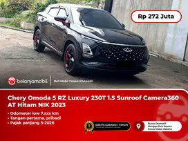 [ LOW KM ] Chery Omoda 5 RZ Luxury 230T 1.5 Sunroof AT Hitam 2023/2024