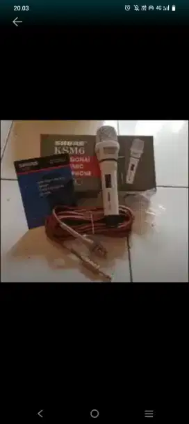 Dijual mic shure baru