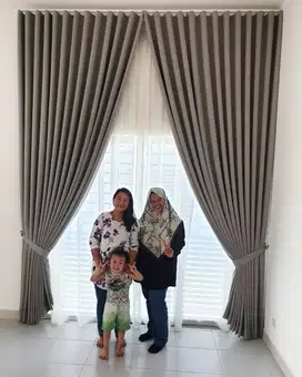 Pesanan Tirai Gorden Jendela Gordyn Mewah Hordeng Model Terbaru Murah