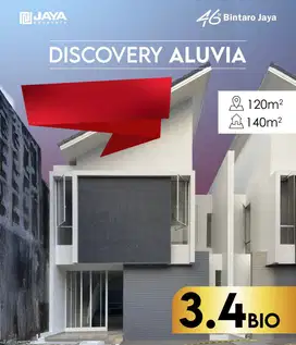Hot Sale Rumah DP 0% brandnew Discovery Aluvia Bintaro #227012