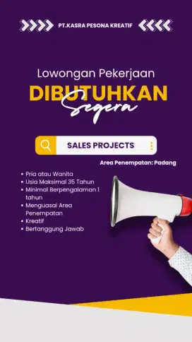 Dibutuhkan segera