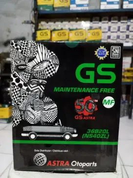 Aki GS Astra NS 40 ZL Kering - Brio, Agya,Calya, Sigra - COD & Garansi