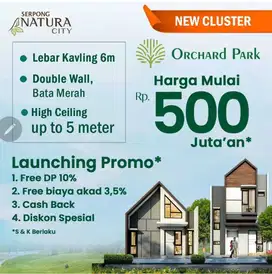 DP0% Serpong Natura City Excellent Living Sentul City Group