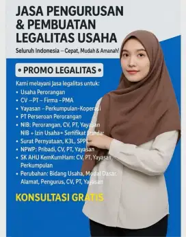 Perlengkapan Usaha PT