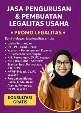 Perlengkapan Usaha PT