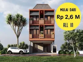 DIJUAL Unit Kostan 3-lantai dengan 10-kamar Furnished di JATINANGOR