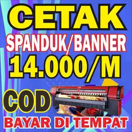 CETAK SPANDUK BANNER MURAH BISA COD BAYAR DI TEMPAT