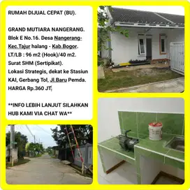 Rumah murah siap huni strategis dekat stasiun di Bojonggede -Bogor