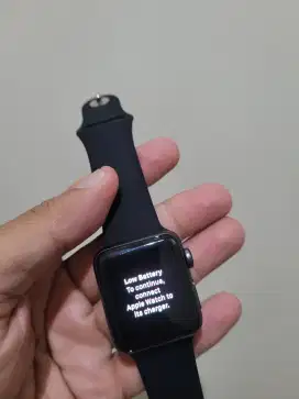 Apple Watch Seri 3 38mm Fullset normal mulus