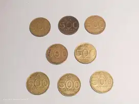 Dijual Uang koin Rp 500 Bunga Melati (Buy 5 Get 8)