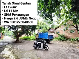 Jual Tanah Area Siwal Gentan, Dekat Laweyan, Solo Baru