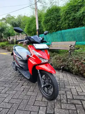 Honda Beat CBS ALARM MODEL TERBARU 2025 TH 2024 AKHIR MERAH HITAM