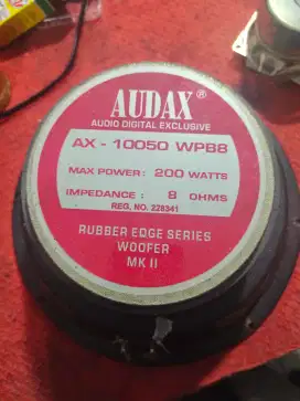 Speaker AUDAX 10 inch , Type AX-10050 WPB8