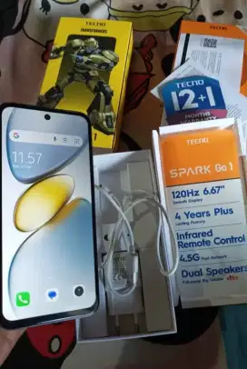 Techno Spark Go 1 Ram 4+4/64 Like New Garansi panjang