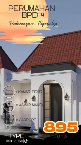 Dijual rumah baru ready di Perum BPD Tlogomulyo pedurungan