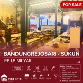 Rumah Jual Area Sukun Saat ini digunakan Sebagai Cafe Kondisi