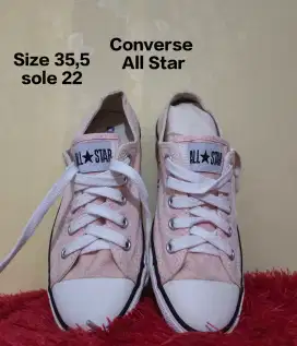 Sepatu Anak Ori Converse All Star Pink