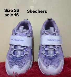 Sepatu Anak Ori Skechers Ungu