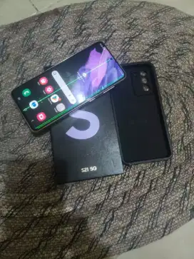 Samsung S21 5G ram 8/256 msh original semua nya lkp minus layar garis