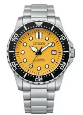 Citizen mechanical NJ0170-83Z yellow dial