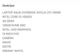 Asus vivobook x413 JA