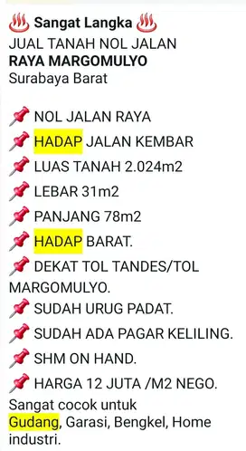 Jual Tanah