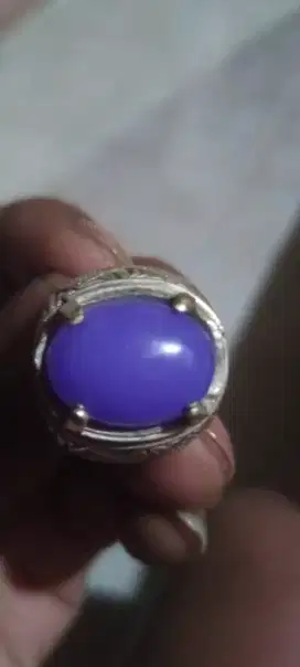 Jual cepat batu akik lavender langka warna unik