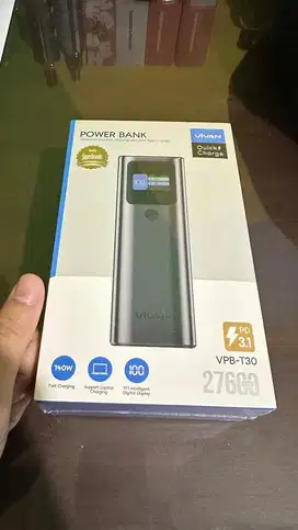 Powerbank Vivan 27600 mah real capacity super fast charging