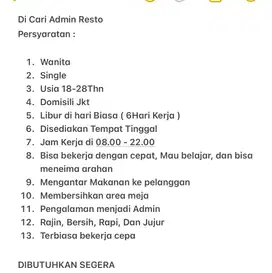Admin & Waiters