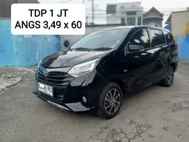 TDP Hanya 1 Juta Toyota Calya 1.2 G AT 2019 Facelift Hitam