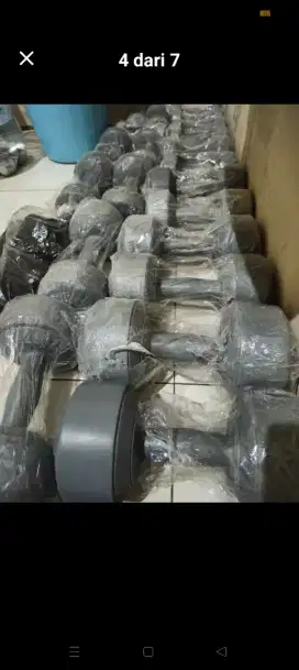 Barbel plastik / dumble plastik