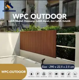 WPC Outdoor Dinding dan pagar rumah