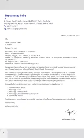 Supir Pribadi Rumahan, atau Supir Operasional Kantor/Direksi