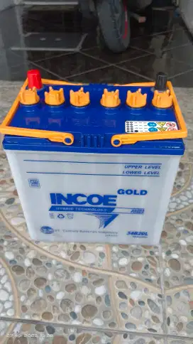 Aki basah INCOE Gold 34B20L 12V 35 Ah