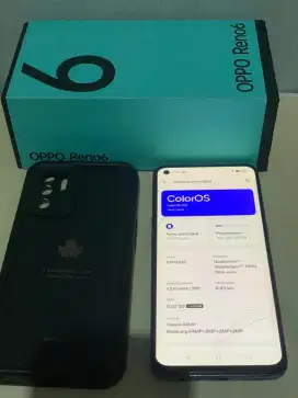 oppo reno 6 nfc 8/128 fullset ori
snapdragon 720G
