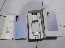 Xiaomi 12 lite ram 8/256 gb second fullset ori