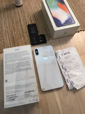 iPhone X 64gb silver ex iBox fullset