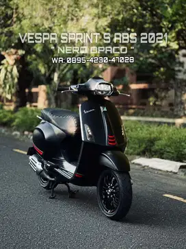 VESPA SPRINT S 2021 LOW KM PAJAK PANJANG, PAKET GANTENG, TINGGAL PAKAI