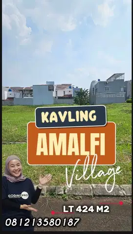 Dijual kavling di amalfi village gading serpong