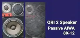 Satu Set Speaker Aiwa siap pakai
