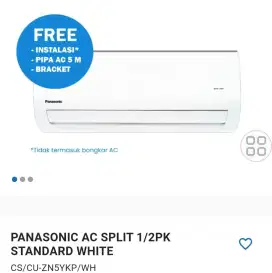 Promo ac panasonic 1/2 pk standard