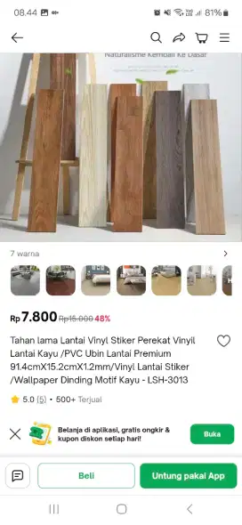 Jual Vinil wallpaper kode LSH 3043
