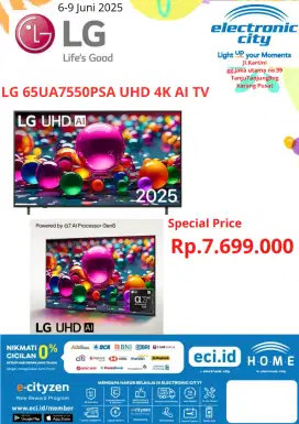 LG 65IA7550PSA UHD AI TV New Series 2025